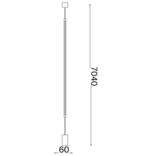 Ideal Lux - LED stojeća lampa FILO LED/14W/230V 2700K CRI 90 mesing Slike