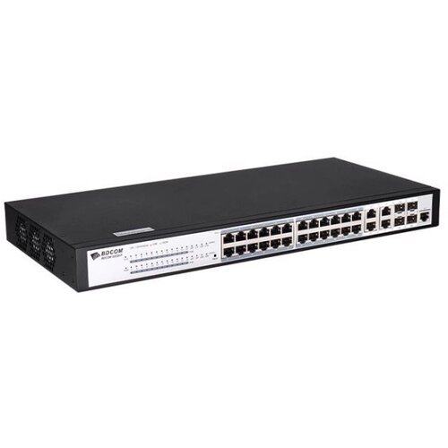 Bdcom switch S2500-24P4C , Poe, gigabit, 24xPOE+, 4xCombo/RJ45 Cene