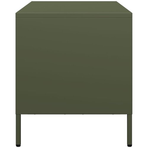  TV ormarić maslinastozeleni 68x39x43,5 cm hladno valjani čelik Zelena Slike