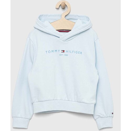 Tommy Hilfiger Dječja dukserica boja: ružičasta, s kapuljačom, s tiskom Slike