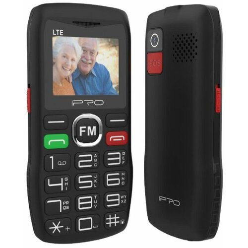 Ipro senior ii F188 1,8inc 32MB, mobilni telefon dualsim, 1000mAh, kamera, sos dugme, crni Cene