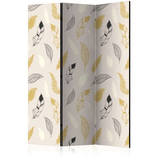  Paravan u 3 dijela - Golden Feathers [Room Dividers] 135x172 Slike