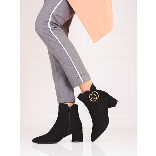 SHELOVET Suede sheeled ankle boots Shelovet Slike