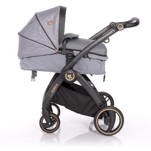 Lorelli ADRIA Kolica Grey 2u1 SET: Ko&amp;scaron;ara + Putna Torba + Zimska Navlaka (do 15 kg) Slike