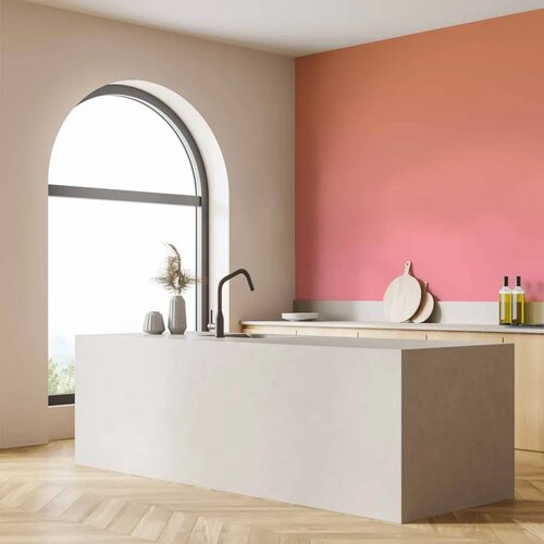  Foto tapeta - Warm Sunset - Gradient Background from Orange to Pink 250x175 Vodootporna Slike