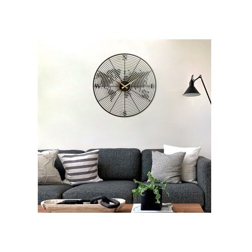WALLXPERT Zidni sat 49x49cm Crni Cene