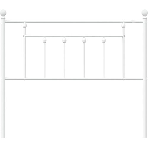  Metalno zamjensko uzglavlje bijelo 107 cm Slike