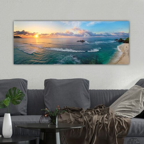 WALLXPERT Dekorativna slika na platnu, 30x80cm, Šareno Cene