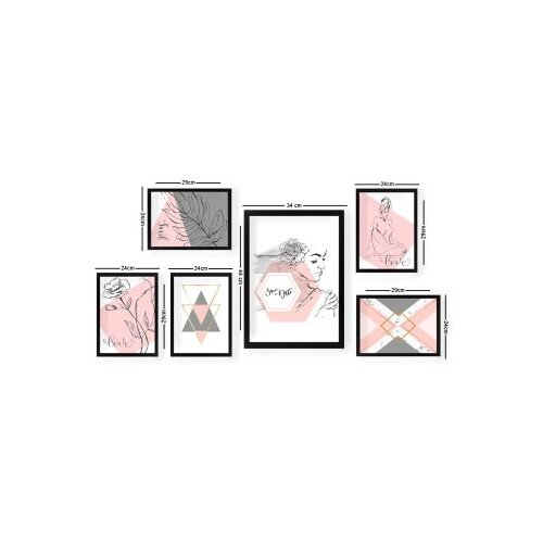 WALLXPERT dekorativna slika iz 6 delova SET_024 Cene