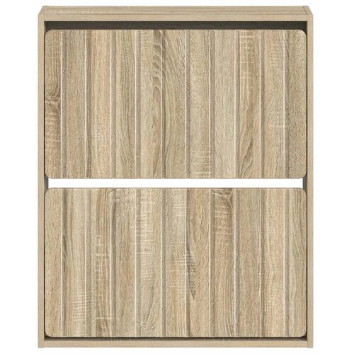  Ormar za cipele na zidu ZWOLLE 71 x 17 x 86 cm Hrast sonoma - Hrast sonoma Slike