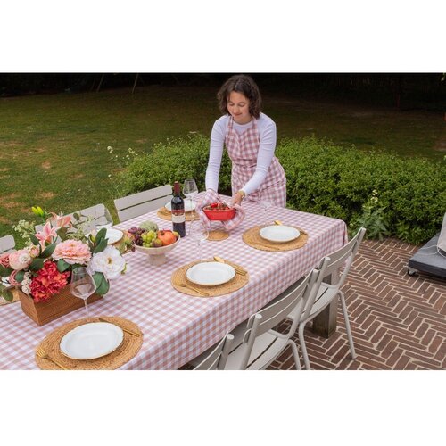 Tiseco Home Studio Bombažen predpasnik Gingham &amp;ndash; Slike
