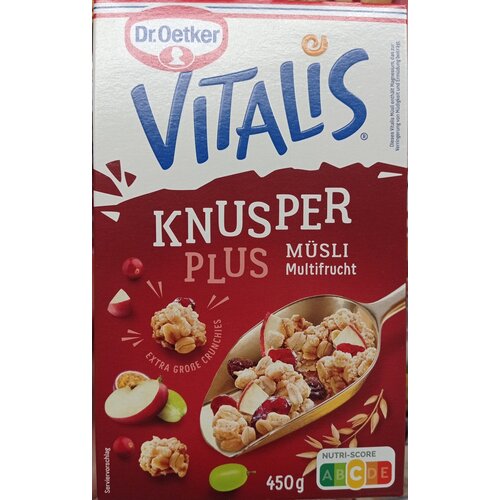Dr. Oetker Musli Vitalis krispi multi voćni 450g Cene