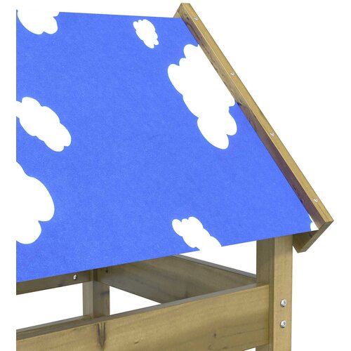  Igraći Toranj Smeđa Solidno Impregnirano Drvo 85 x 52,5 x 239 cm Slike