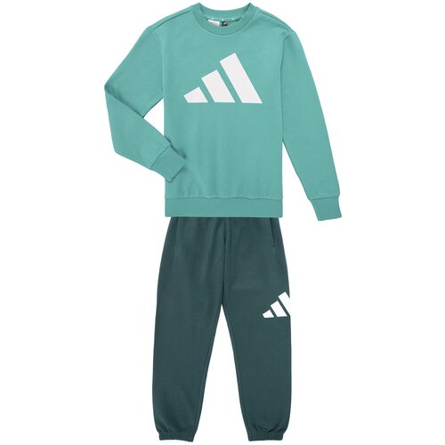 Adidas Trenirka komplet Essentials Joggers Set Kids Zelena Slike