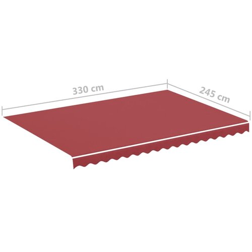  Zamjenska tkanina za tendu bordo 3,5 x 2,5 m Slike