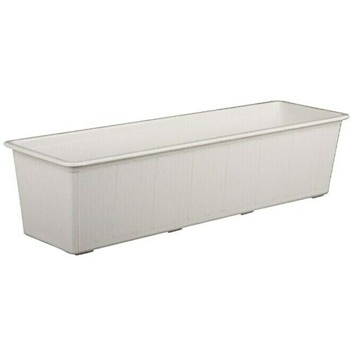 Plastična žardinjera (Vanjska dimenzija (D x Š x V): 60 x 17 x 14 cm, Bijele boje) Cijene