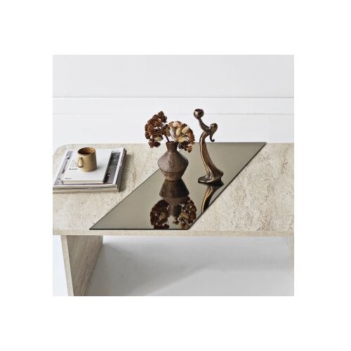 Hanah home Klub stolić, 120x38cm, bronza Slike