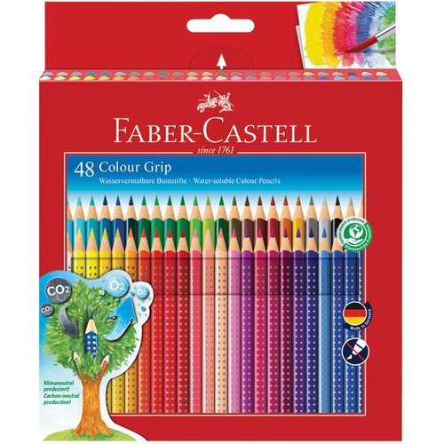  Boje drvene 48boja grip 2001 faber castell 112449 Cene