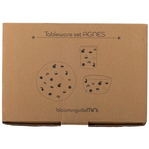 Bloomingville Mini Otro&amp;scaron;ki set posode 3 ks iz kamenine Agnes &amp;ndash; Slike