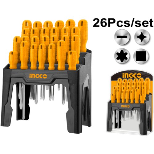 Ingco 26-delni set odvijača HKSD2658 Cene