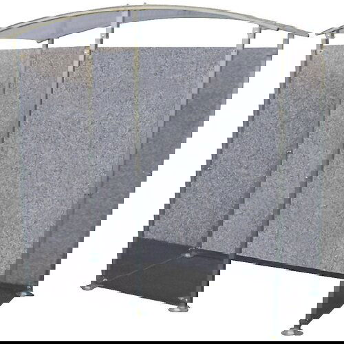 MOTTEZ Nadstrešek za kadilce, kovina, nadstrešek, model za pritrditev na steno, 2 m², VxŠ 2205 x 2350 mm, kovinski videz Cene