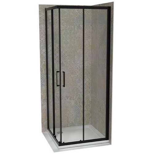 Copen Atlas Pro tuš kabina mat crna, staklo 6mm providno - 90x90x195 cm Cene