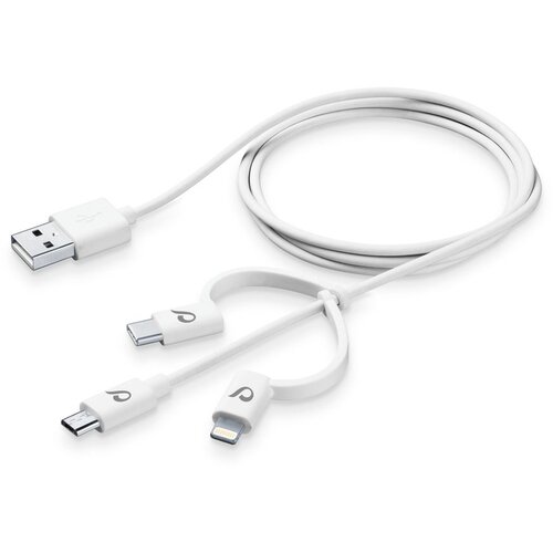 Cellular Line microusb/mfi/usb-c kabel 3V1 cellular line Slike