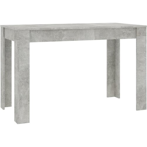 Maison Chic Jedilna miza - Kuhinjska miza - Jedilni stol betonsko siva 120x60x76 cm iverna plo&amp;scaron;ča, (21715012) Slike