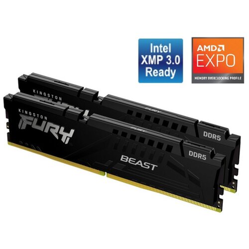 Kingston 32GB 5600MHz DDR5Fury Beast (2&times;16), CL36, EXPO Cijene