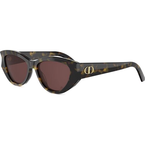 Dior Glow B1I Brown Oval Sunglasses ONE SIZE (53) Rjava/Rjava Slike