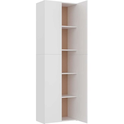  Pisarni&amp;scaron;ka omara bela 60x32x190 cm iverna plo&amp;scaron;ča, (20705945) Slike