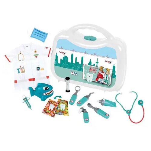 Klein Toys Deluxe set zobozdravni&scaron;ke zdravni&scaron;ke torbe z morskim psom Cene