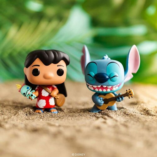 Figure Bobble Figure Disney - Lilo & Stitch POP! - Lilo with Scrump Cene