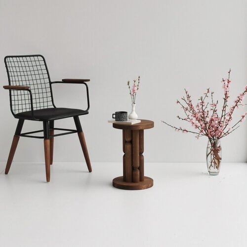 Hanah home Klub stolić Stoa 27x42x27cm Smeđi Cene