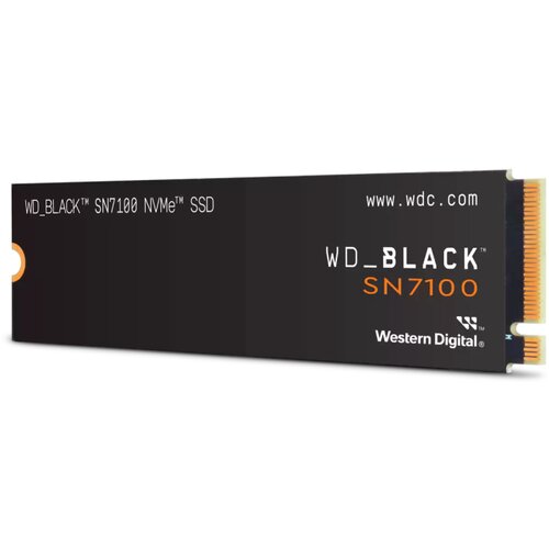  WD 500GB M.2 NVMe SSD Gen4 WDS500G4X0E SN7100 Black Cene