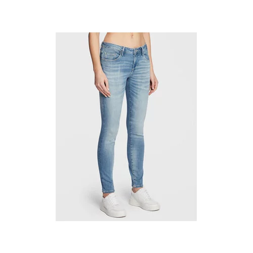 Guess Jeans hlače Annette W2YA99 D4Q01 Modra Skinny Fit