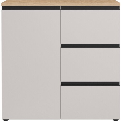 Germania Sivo-bež/v svetli naravni barvi komoda 90x91x41 cm Cormano &amp;ndash; Slike