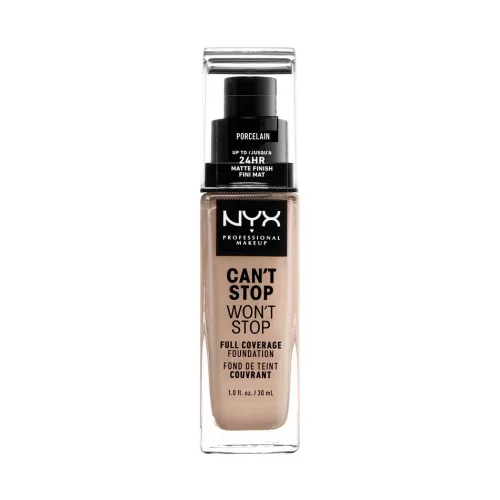 NYX Professional Makeup tekući puder - Can't Stop Won't Stop Full Coverage Foundation - Porcelain