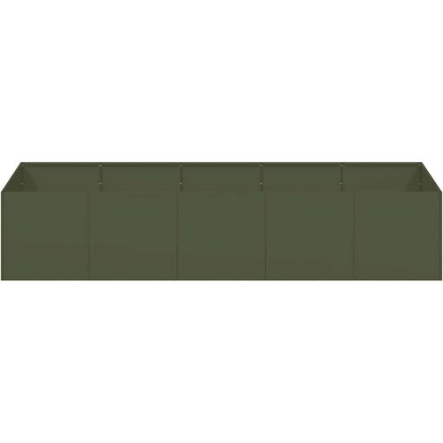 VidaXL Sadilica maslinastozelena 200x80x40 cm od čelika Slike