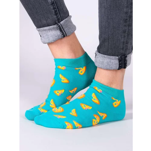 Yoclub Unisex's Ankle Funny Cotton Socks Patterns Colours SKS-0086U-B300