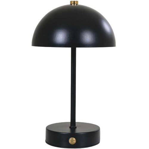 House Nordic Sijajno črna LED namizna svetilka (višina 25 cm) Holt – Cene