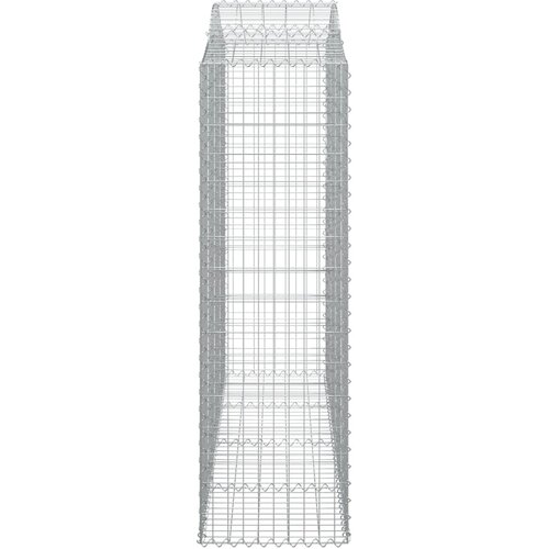  Lučne gabionske ko&amp;scaron;are 3 kom 200x50x160/180cm pocinčano željezo Slike