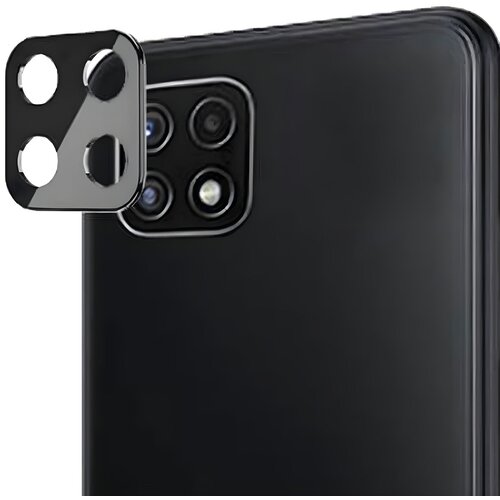 Techsuit za&amp;scaron;titno staklo za kameru za Samsung Galaxy A22 5G/Galaxy A22 4G/Galaxy M22 - Crna KP27110 Slike