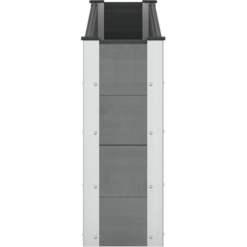  Povi&amp;scaron;ena vrtna gredica Siva 150 x 30 x 72 cm Slike