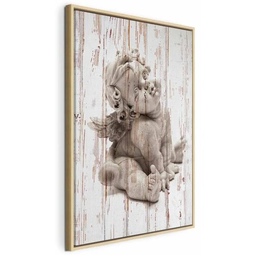  Slika - Pensive Cupid (1 Part) Vertical 80x120 U prirodnom drvenom okviru Cijene