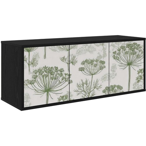  ormar za montažu na zid GOTHA 102 x 33 x 40 cm Crni hrast Cijene