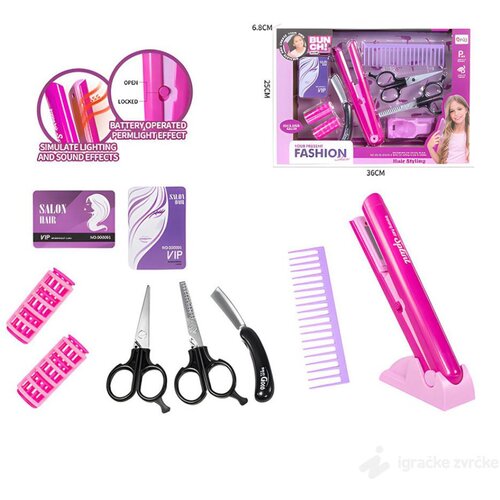 RAZNO Frizerski set sa peglom FASHION Cene