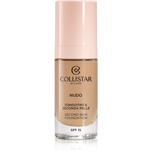 Collistar NUDO Second Skin Foundation SPF 15 posvetlitveni vlažilni tekoči puder z gladilnim učinkom odtenek 3N Naturale 30 ml Cene