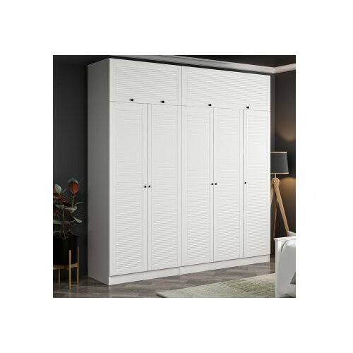 Hanah home Ormar Kale-8432, 225x210x52 cm, Bijela Slike