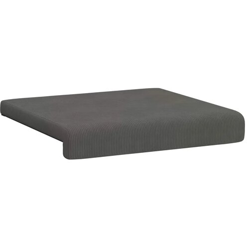  Jastučić za klupu 4 kom. Kord Tamnosiva Dubina 35 cm - Tamnosiva 4 Slike